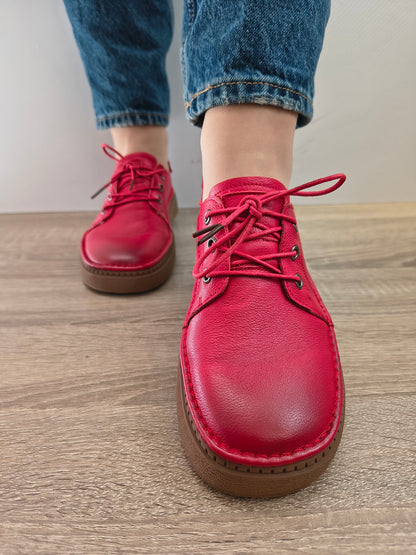 PANTOFI CASUAL DAMA FORMAZIONE 663 ROSII
