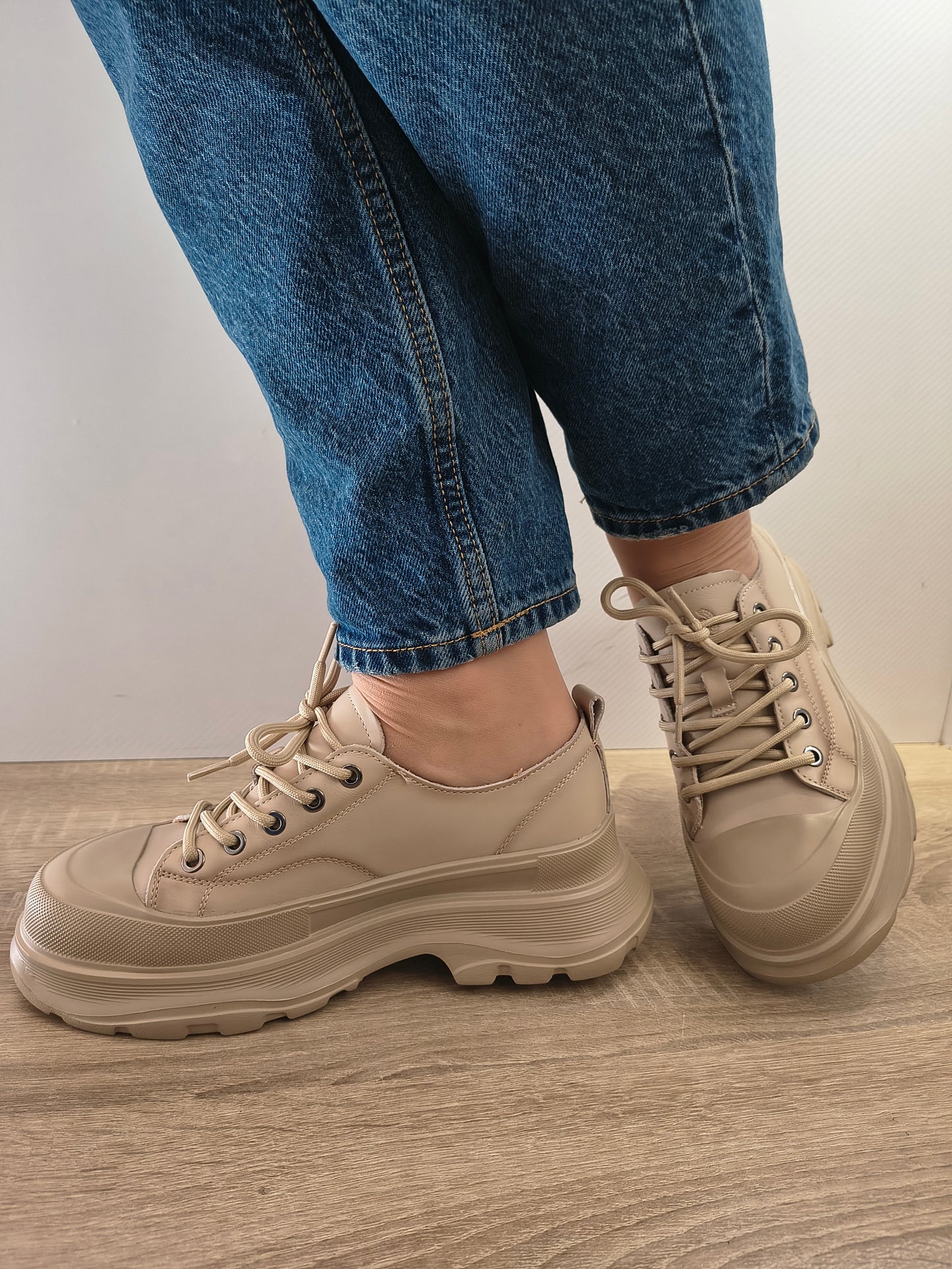 PANTOFI CASUAL DAMA FRANCO GERARDO 6805 BEJ