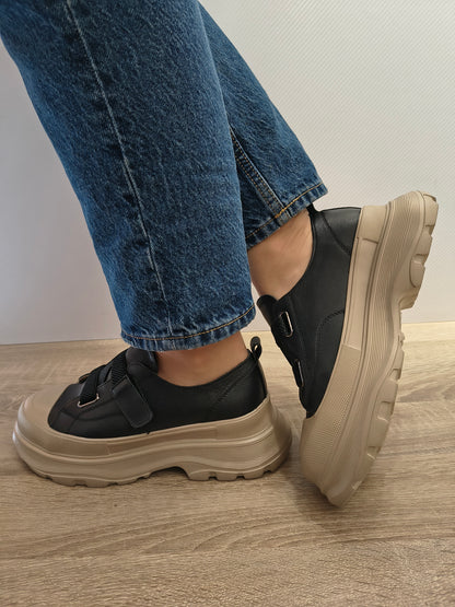 PANTOFI CASUAL DAMA FRANCO GERARDO 6806 NEGRI