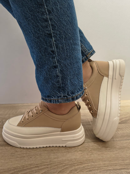 PANTOFI CASUAL DAMA FRANCO GERARDO 95569-8 APRICOT