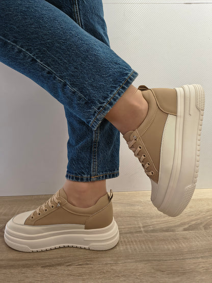 PANTOFI CASUAL DAMA FRANCO GERARDO 95569-8 APRICOT