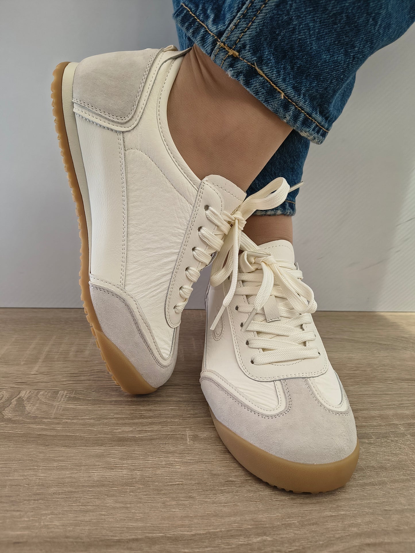 PANTOFI CASUAL DAMA FRANCO GERARDO KM0820 CREM