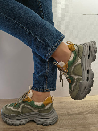 PANTOFI SPORT DAMA FRANCO GERARDO HY2926-1 LIGHT GREEN