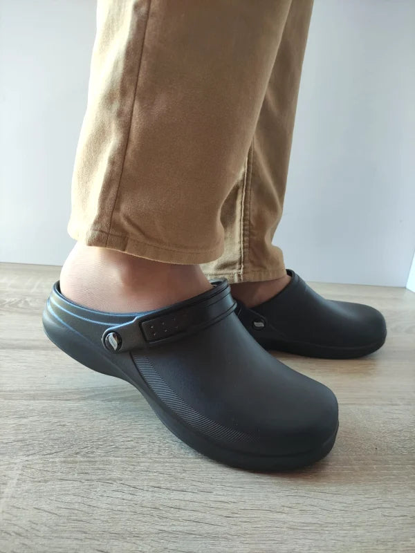 SABOTI WORK BARBATI SKECHERS 200092EC BLK - imagine 5