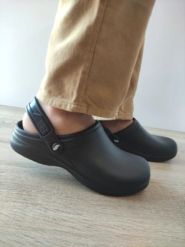SABOTI WORK BARBATI SKECHERS 200092EC BLK - imagine 2