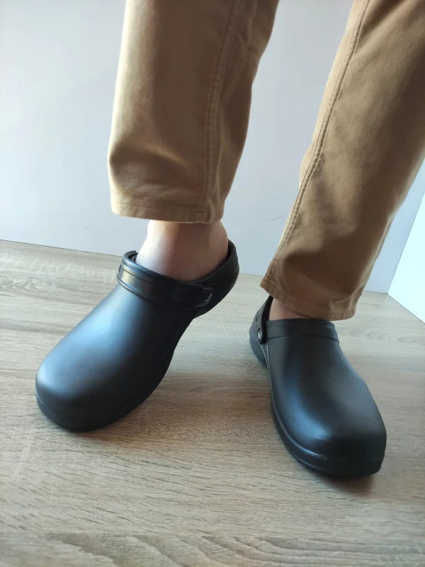 SABOTI WORK BARBATI SKECHERS 200092EC BLK