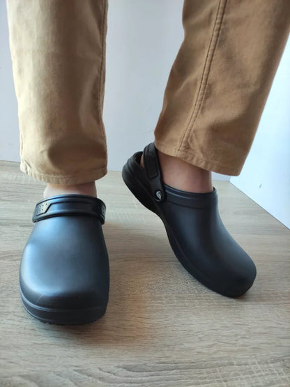 SABOTI WORK BARBATI SKECHERS 200092EC BLK