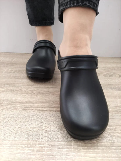 SABOTI WORK DAMA SKECHERS 08067EC BLK