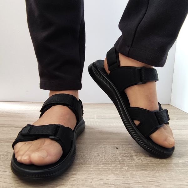 SANDALE BARBATI MELS 1S13 NEGRE - imagine 3