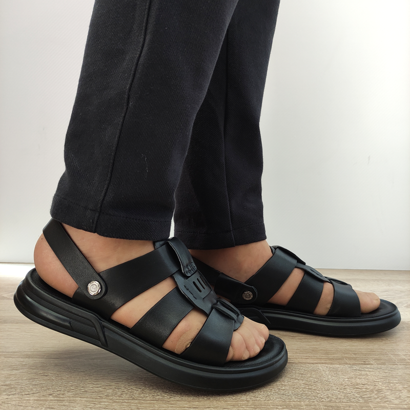 SANDALE BARBATI MELS 95017 NEGRE - imagine 2