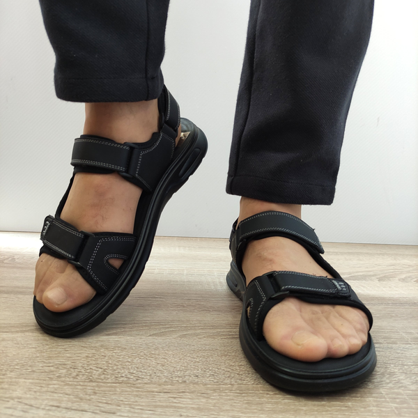 SANDALE BARBATI MELS J24 NEGRE - imagine 4
