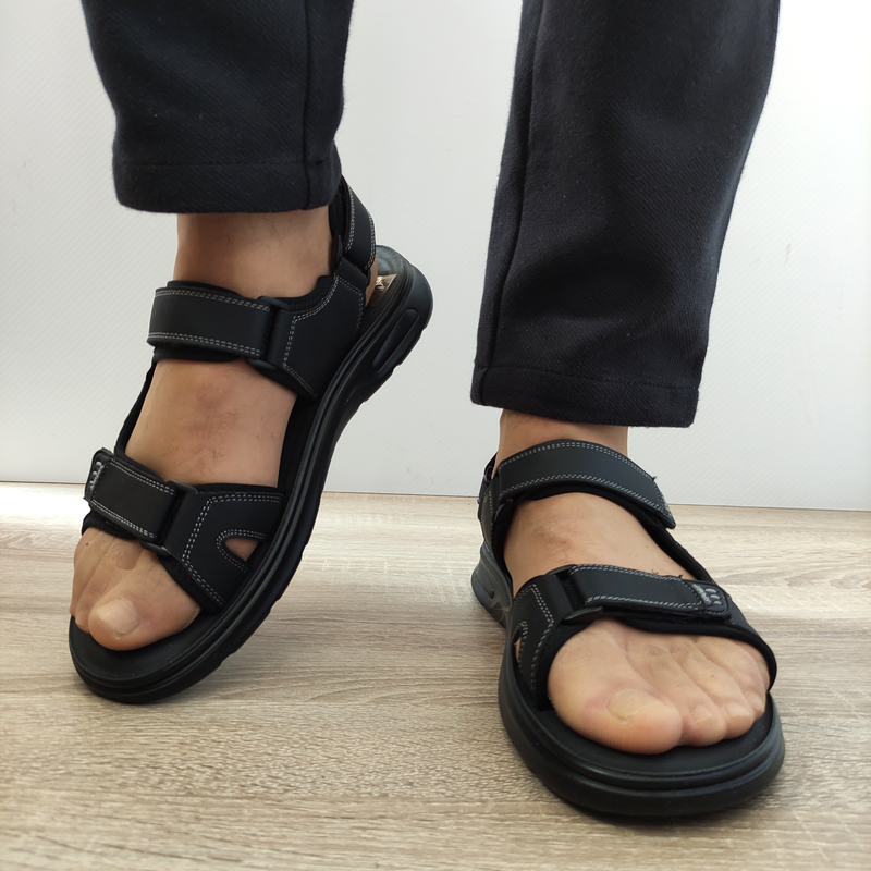 SANDALE BARBATI MELS J24 NEGRE - imagine 4