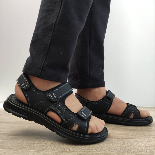 SANDALE BARBATI MELS J24 NEGRE - imagine 2