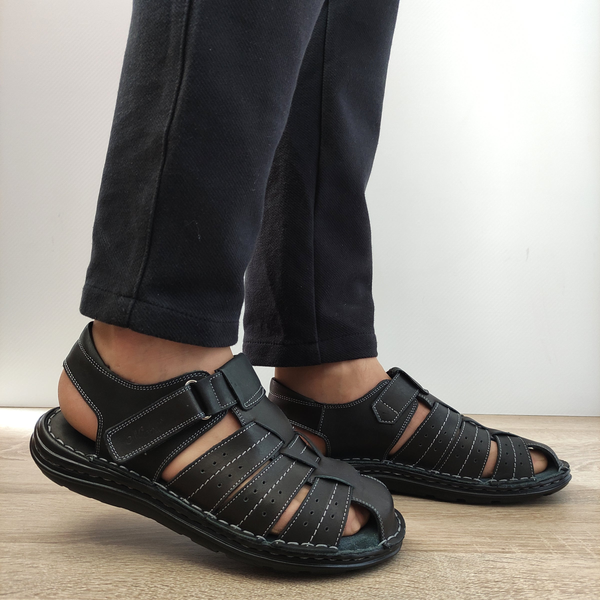 SANDALE BARBATI NICOLIS 75405 NEGRE - imagine 2