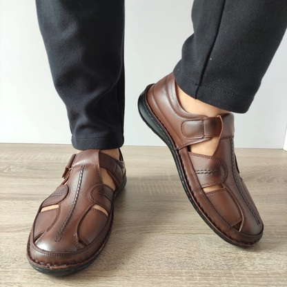 SANDALE CASUAL BARBATI DR JELLS 9991-107 MARO