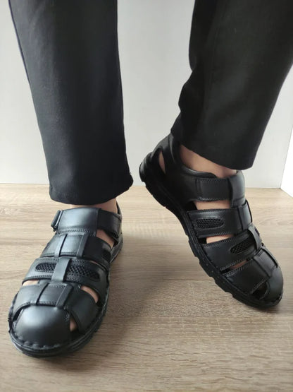SANDALE CASUAL BARBATI MELS 23061 NEGRE
