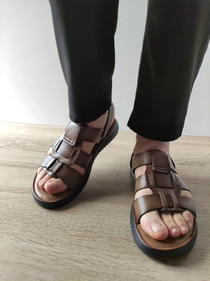 SANDALE CASUAL BARBATI MELS 232007 MARO
