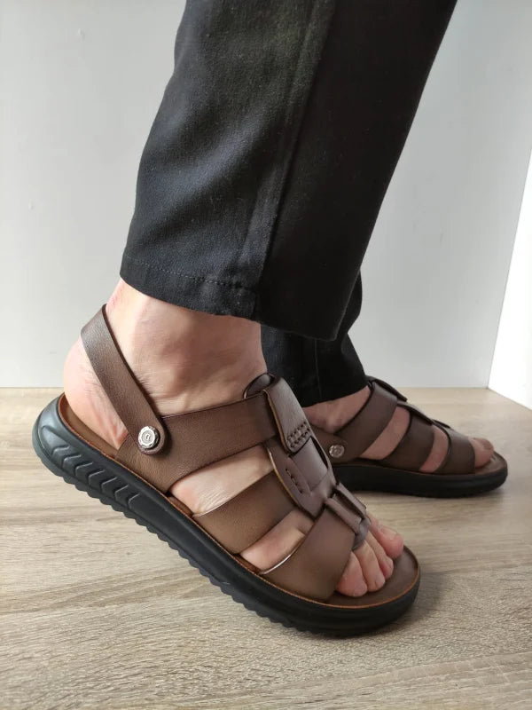SANDALE CASUAL BARBATI MELS 232007 MARO
