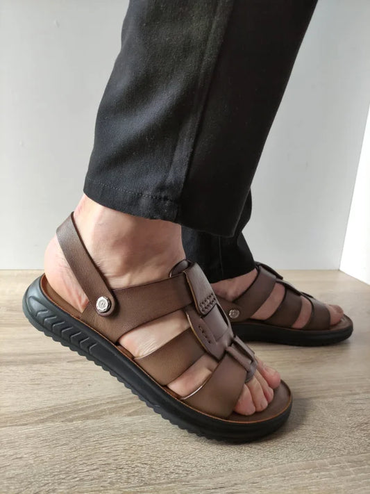 SANDALE CASUAL BARBATI MELS 232007 MARO