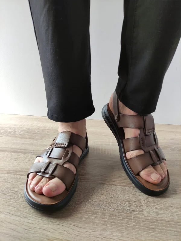 SANDALE CASUAL BARBATI MELS 232007 MARO