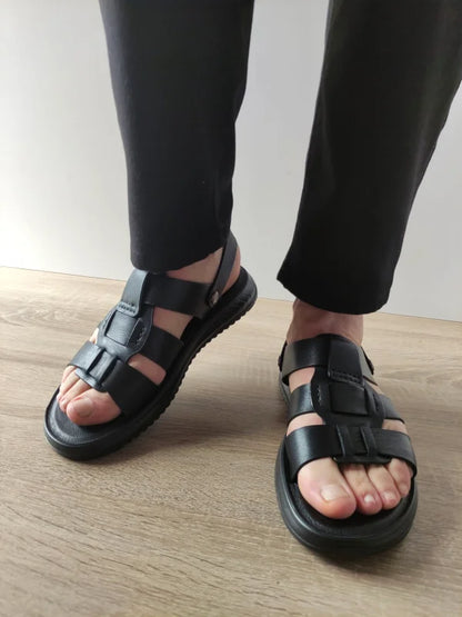 SANDALE CASUAL BARBATI MELS 232007 NEGRE
