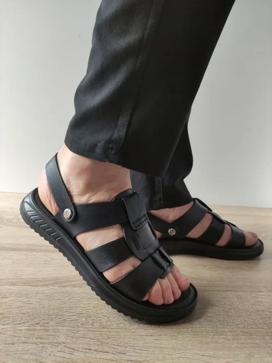 SANDALE CASUAL BARBATI MELS 232007 NEGRE