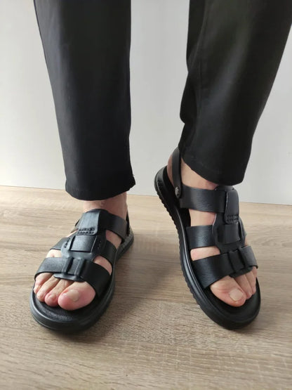 SANDALE CASUAL BARBATI MELS 232007 NEGRE