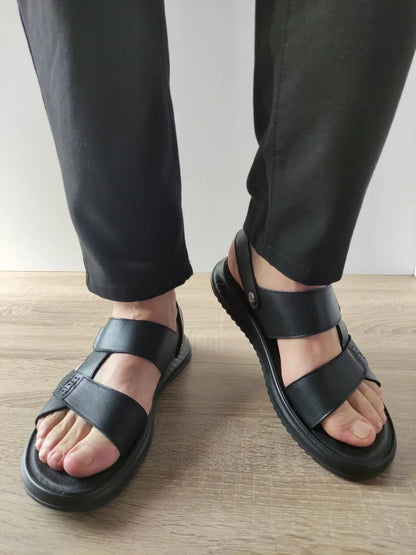 SANDALE CASUAL BARBATI MELS 592096 NEGRE