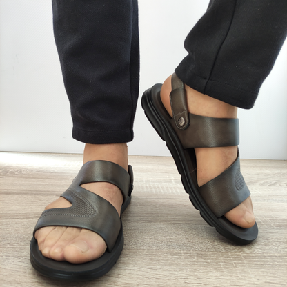 SANDALE CASUAL BARBATI MELS 7536 GREJ