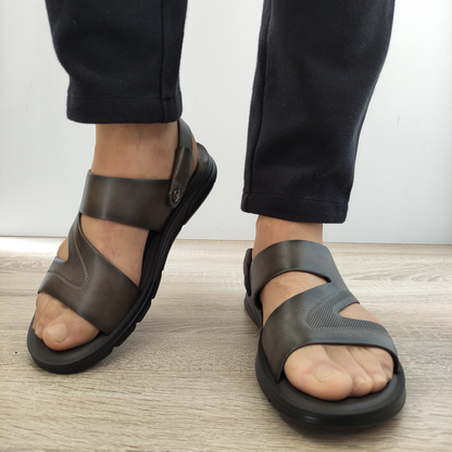 SANDALE CASUAL BARBATI MELS 7536 GREJ