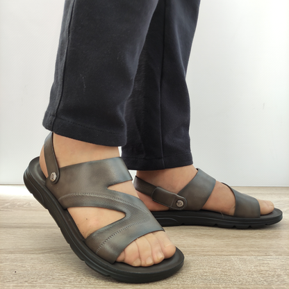 SANDALE CASUAL BARBATI MELS 7536 GREJ