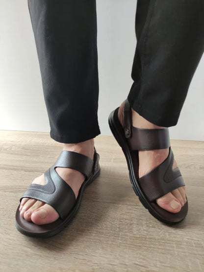 SANDALE CASUAL BARBATI MELS 7536 MARO