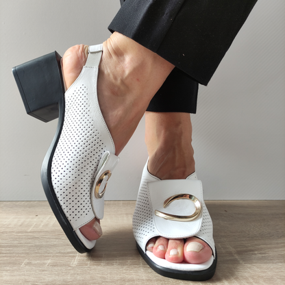 SANDALE CASUAL DAMA ANNA VIOTTI 885 ALBE
