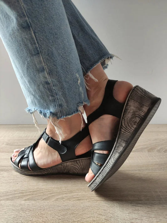 SANDALE CASUAL DAMA BIO FLEX 22-05 NEGRE