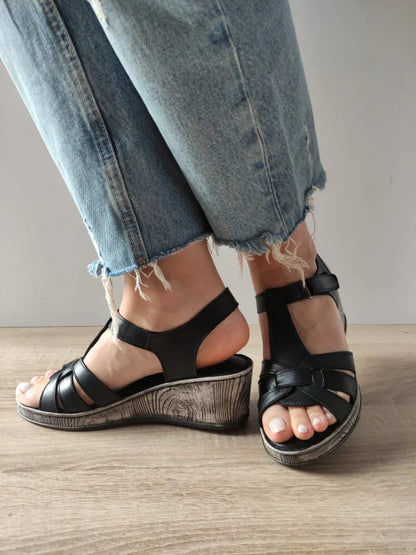 SANDALE CASUAL DAMA BIO FLEX 22-05 NEGRE
