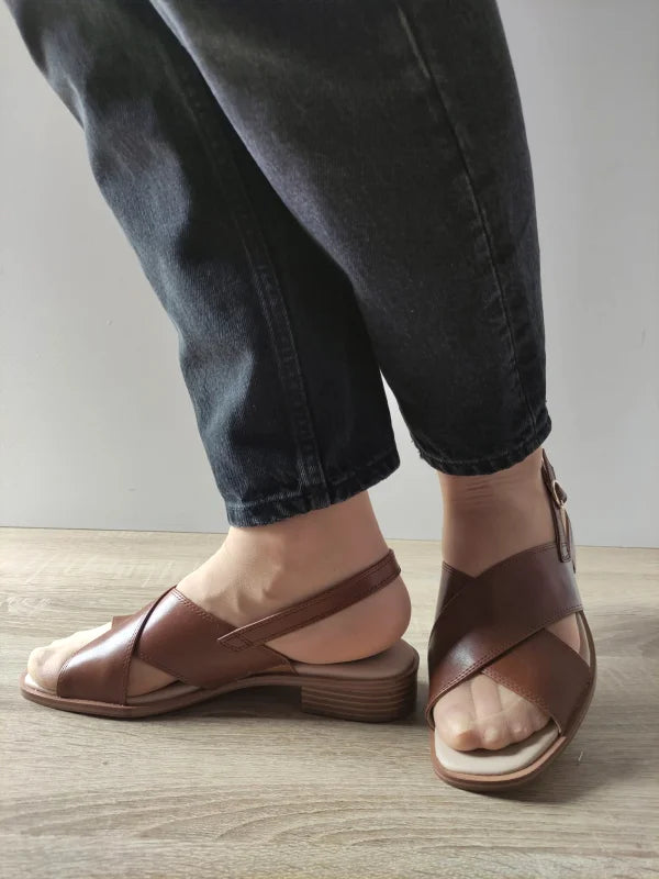 SANDALE CASUAL DAMA CAPRICE 28203-44 MARO CONIAC - imagine 2