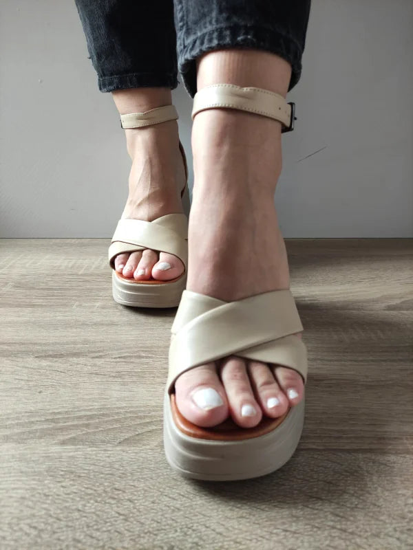 SANDALE CASUAL DAMA DOGATI 018 10407 BEJ