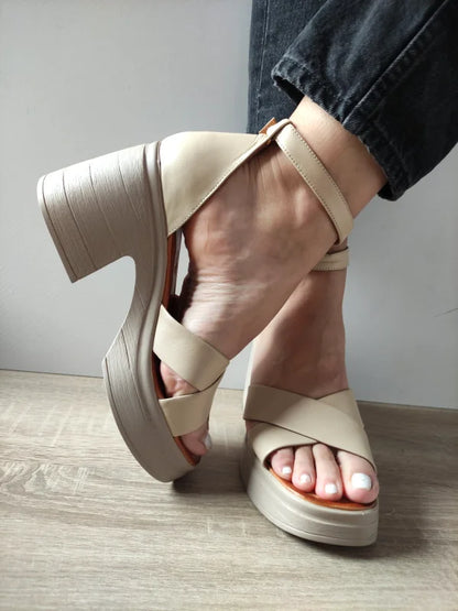 SANDALE CASUAL DAMA DOGATI 018 10407 BEJ