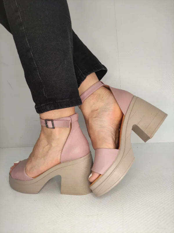 SANDALE CASUAL DAMA DOGATI 018 10905 ROZ - imagine 2