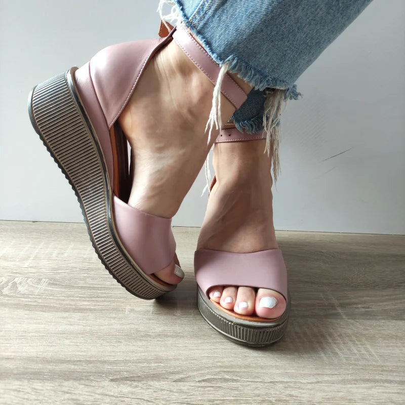 SANDALE CASUAL DAMA DOGATI 018 1798 ROZ - imagine 3
