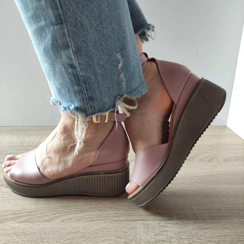 SANDALE CASUAL DAMA DOGATI 018 1798 ROZ - imagine 4
