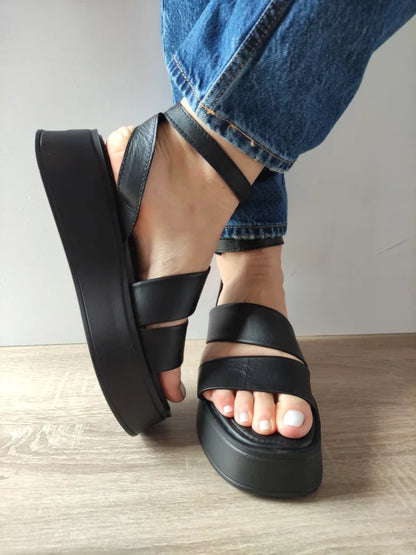 SANDALE CASUAL DAMA DOGATI 054 M-48 NEGRE