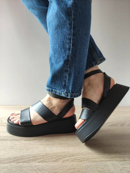 SANDALE CASUAL DAMA DOGATI 054 M-48 NEGRE