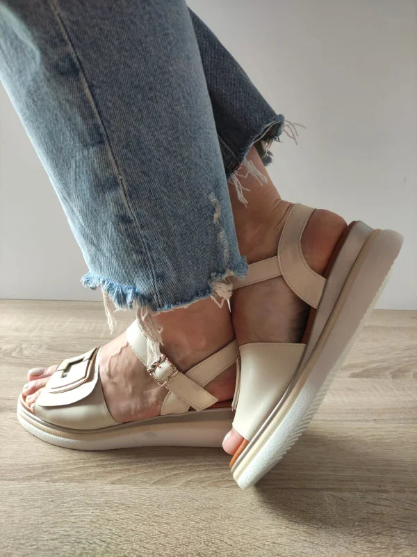 SANDALE CASUAL DAMA DOGATI 060-0010 BEJ