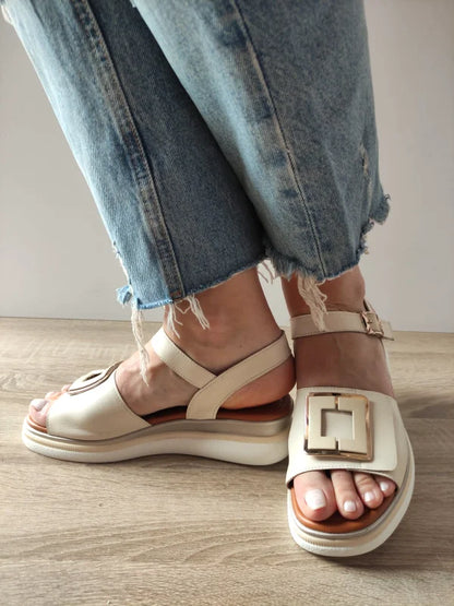 SANDALE CASUAL DAMA DOGATI 060-0010 BEJ