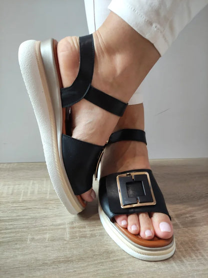 SANDALE CASUAL DAMA DOGATI 060-0010 NEGRE