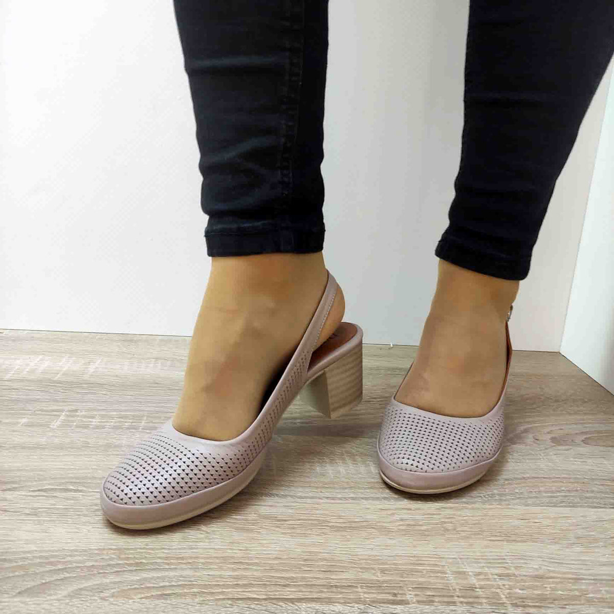 SANDALE CASUAL DAMA DOGATI 702 NUDE - imagine 4