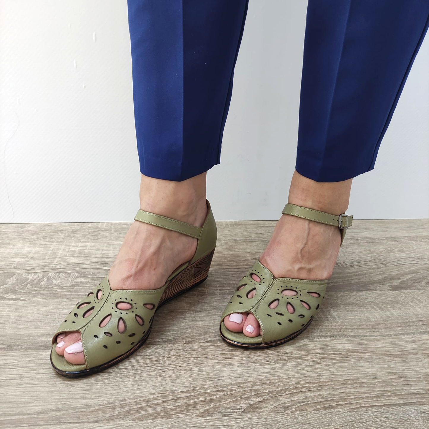 SANDALE CASUAL DAMA DOGATI 78 OLIVE