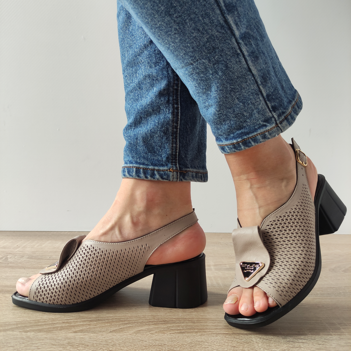 SANDALE CASUAL DAMA DOGATI 9501-917 GREJ - imagine 2