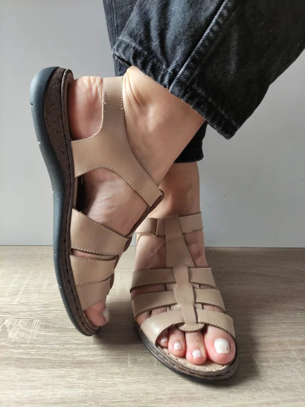 SANDALE CASUAL DAMA DYANY 4773 1 BEJ NISIP